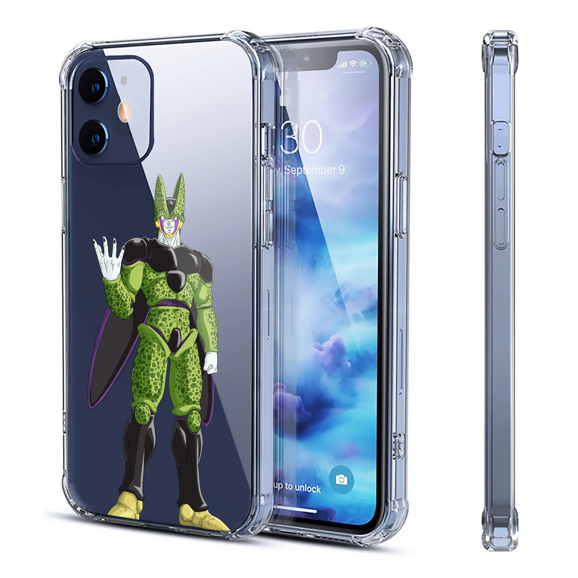 （画像用） ドラゴンボール セル DRAGON BALL Cell 【iPhone 12シリーズ対応】透明スマホケース（クリアソフトケース）
